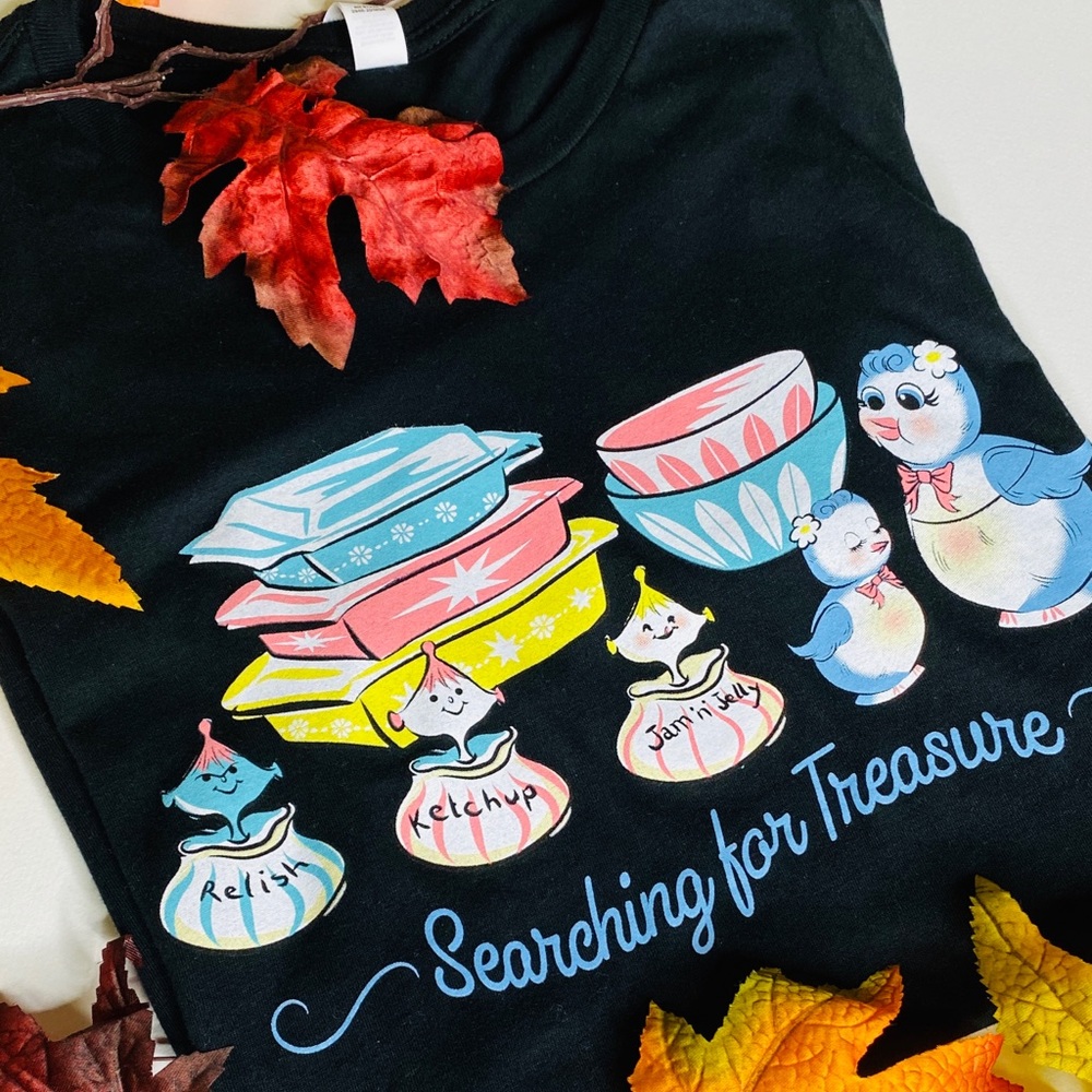 3XL Pyrex Bluebird T-Shirt Searching for Treasure